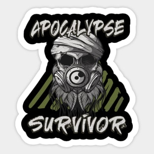 Apocalypse Survivor Sticker